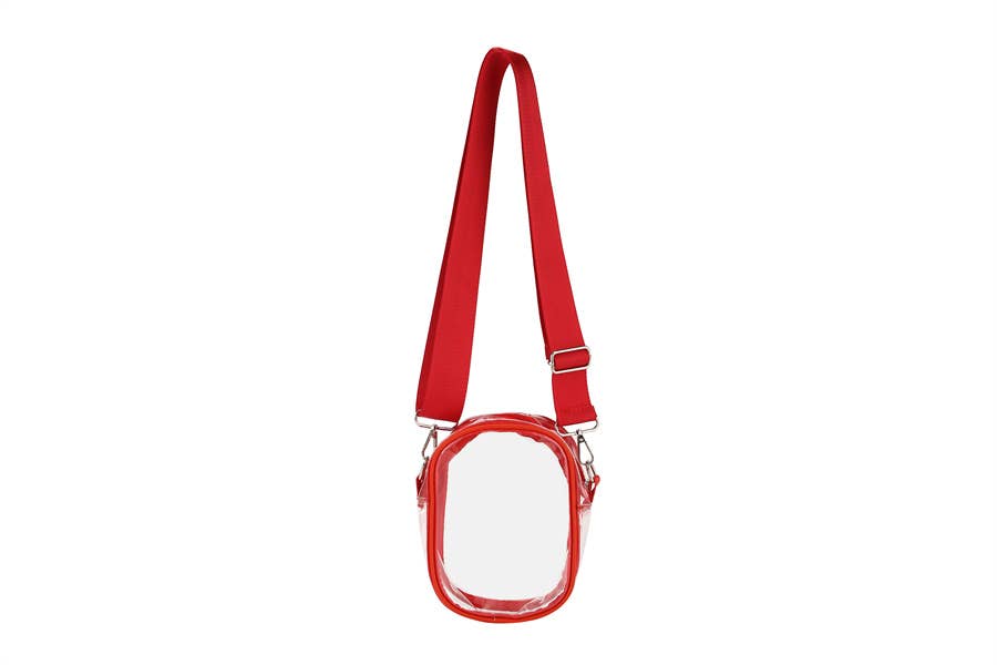 Clear see Thru Crossbody Fashion Handbag