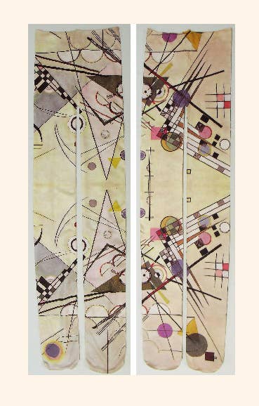 COMPOSITION VIII by Wassily Kandinsky Printed Art Tights