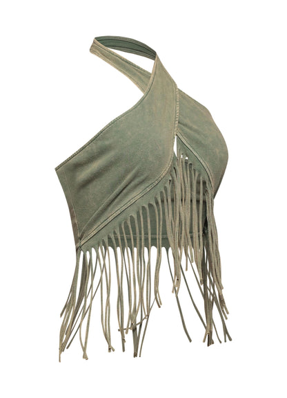 Queen of the Rodeo Halter Top