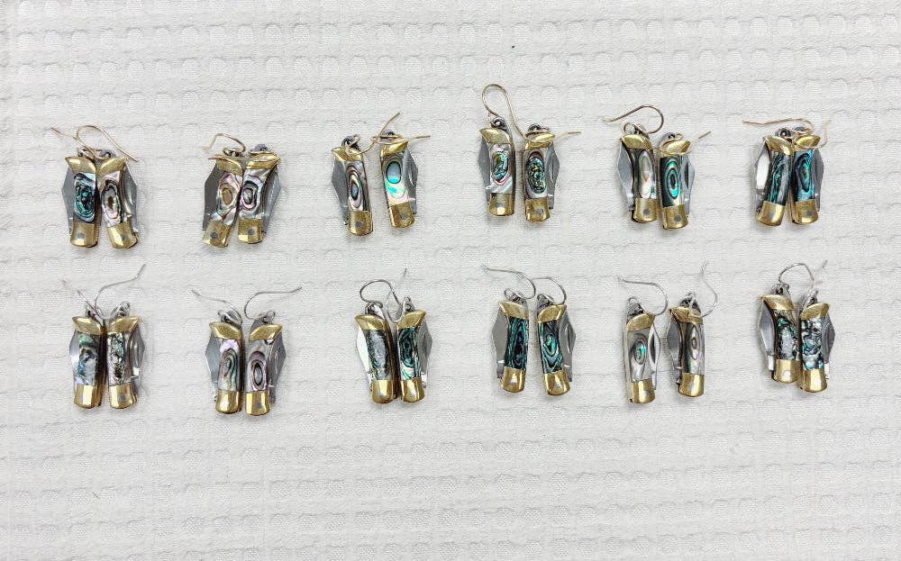 The Billie Earrings (Abalone)