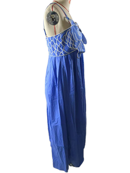 Goldfish and Palette Maxi Dress