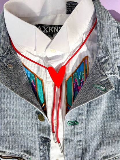 Heart Bolo Ties - Two Colors