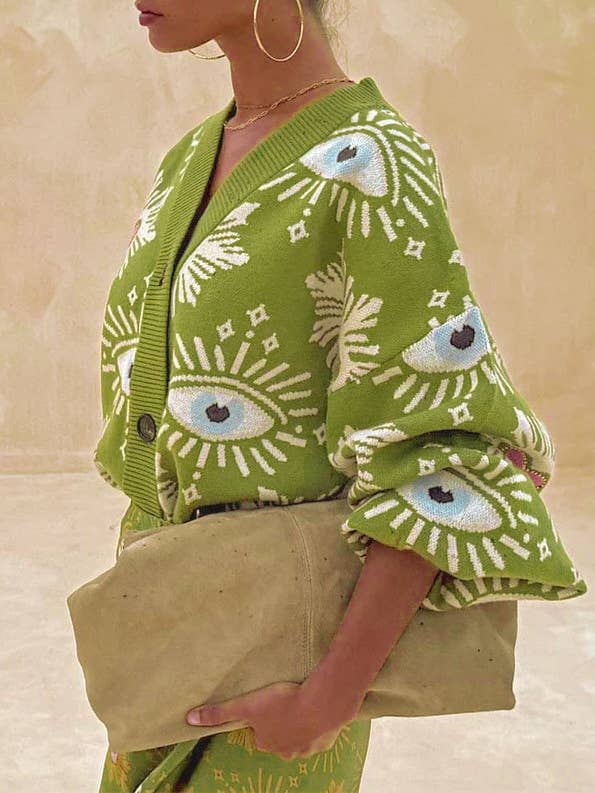 Mystikal Gorgeous Eye Cardigan