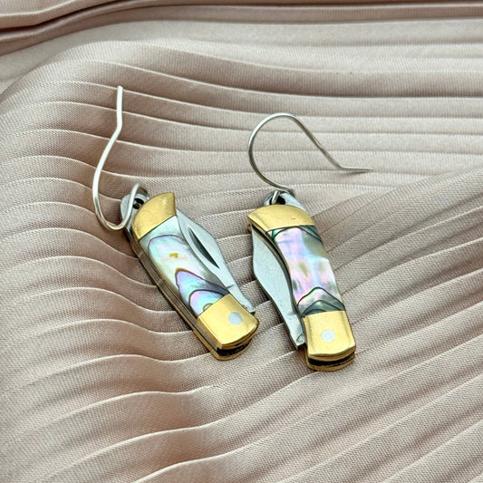 The Billie Earrings (Abalone)