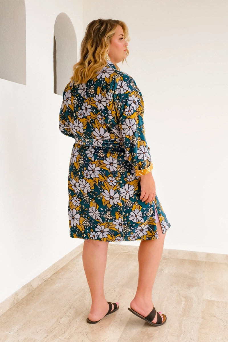 Dinah Velvet Reversible Robe