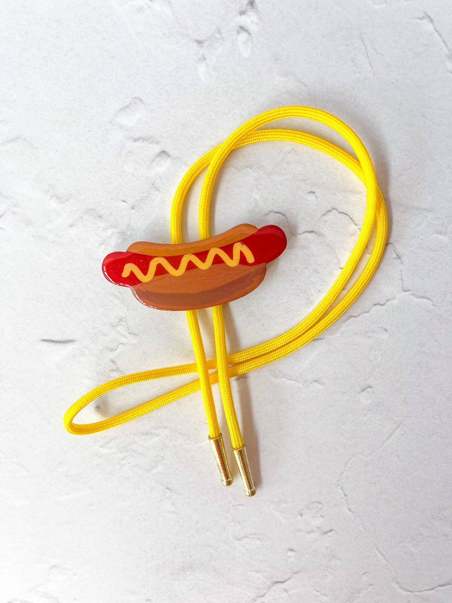 Hot Dog Bolo Tie