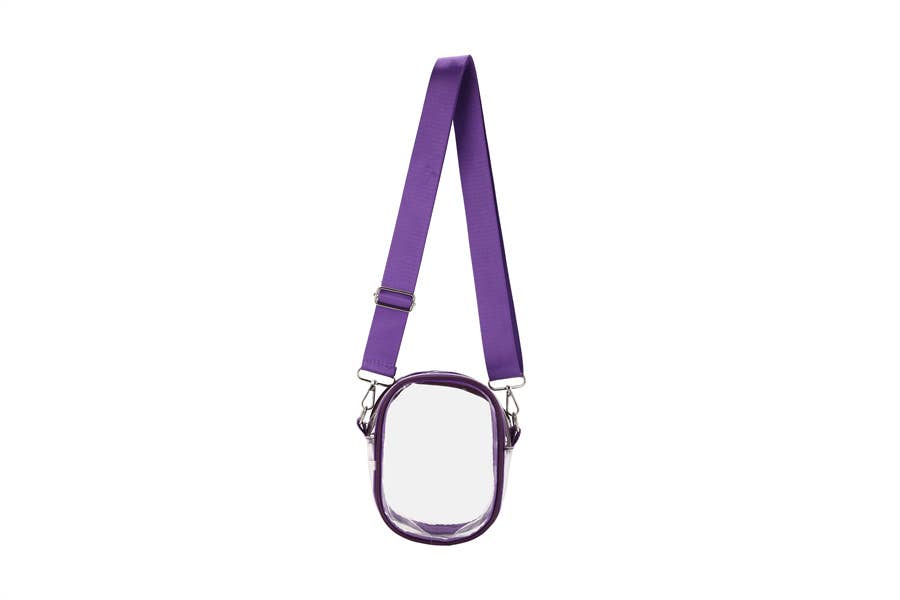 Clear see Thru Crossbody Fashion Handbag