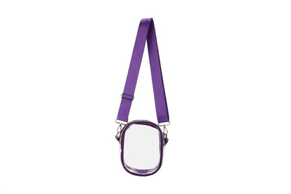 Clear see Thru Crossbody Fashion Handbag