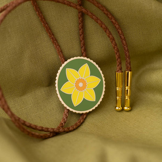 Daffodil Bolo Tie
