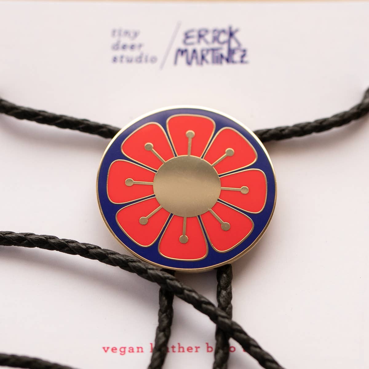 Bold Floral Bolo Tie