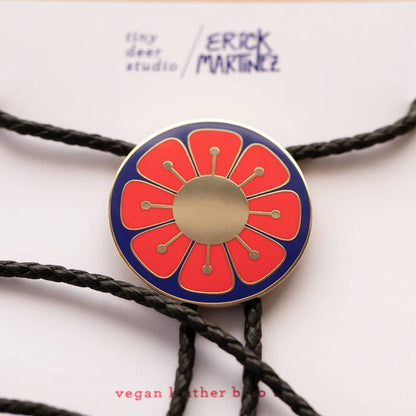 Bold Floral Bolo Tie