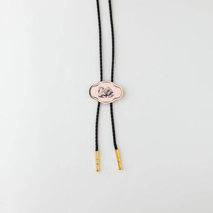 Swan Bolo Tie with Bird World