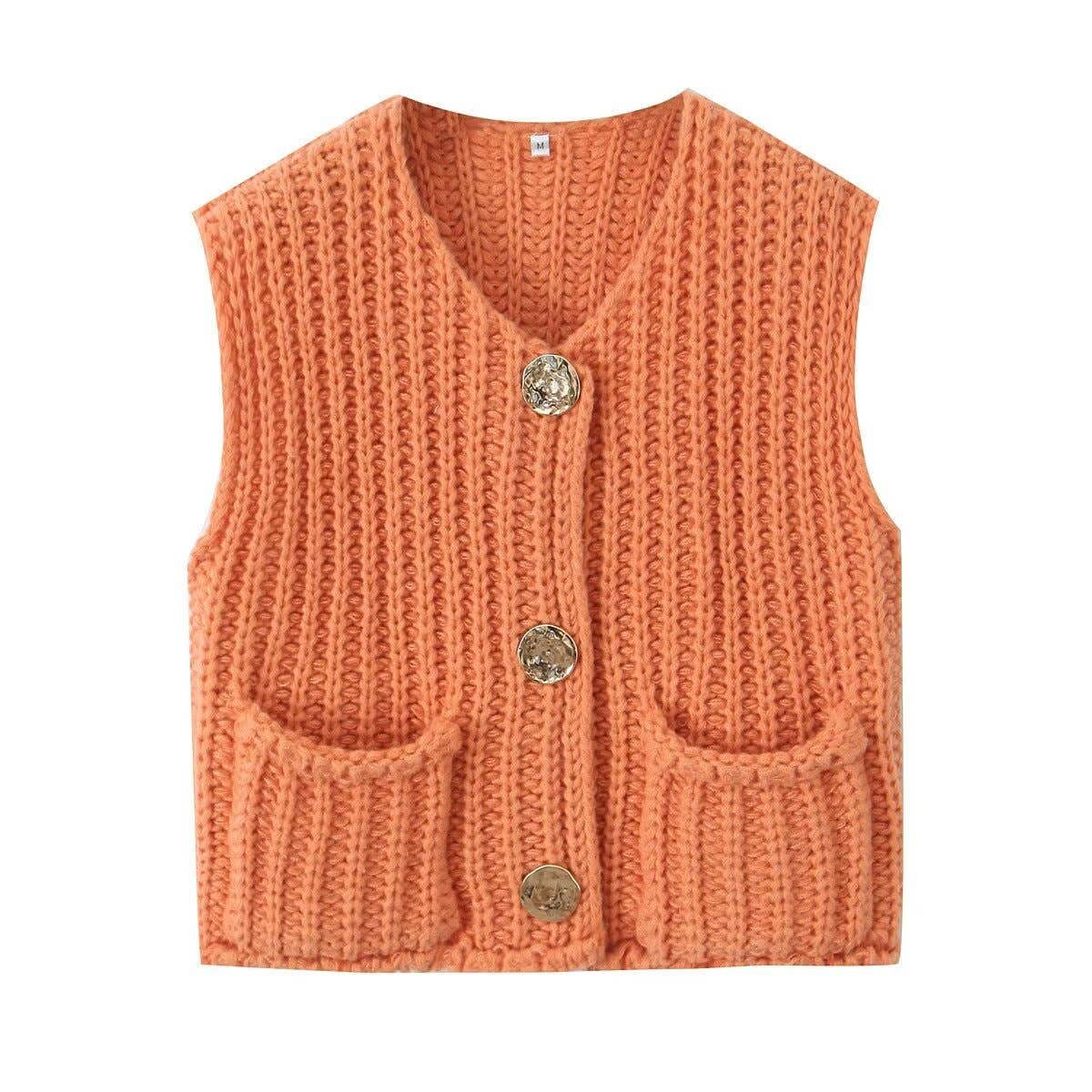 Travel Section Knit Vest