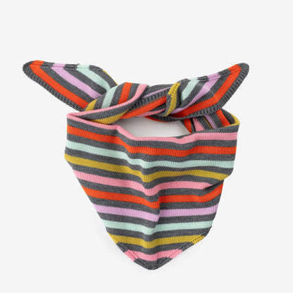 Color Stripe Triangle Scarf