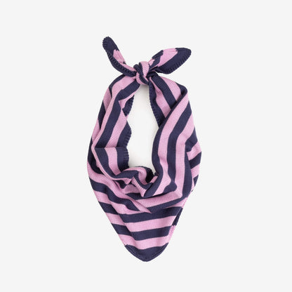 Simple Stripe Triangle Scarf