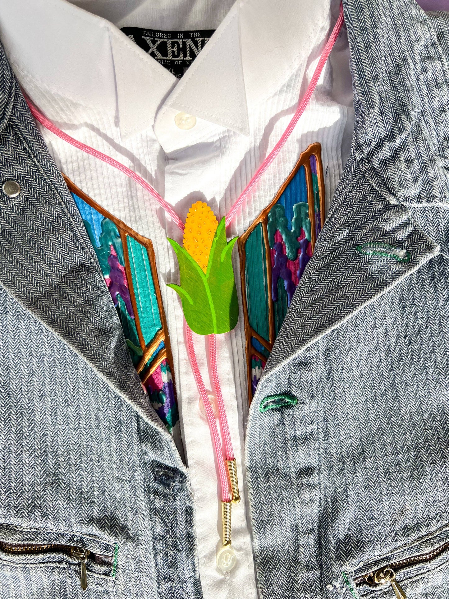 Corn Midwest Bolo Tie