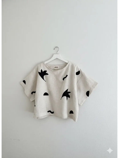 Fall Oat Linen Top