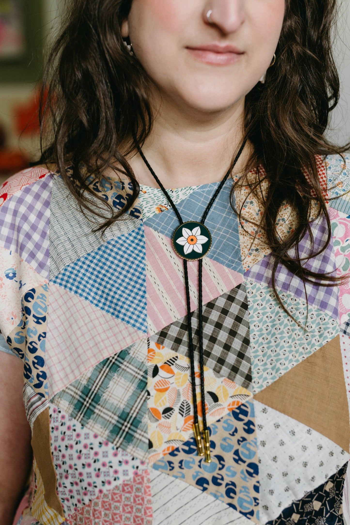 Daffodil Bolo Tie