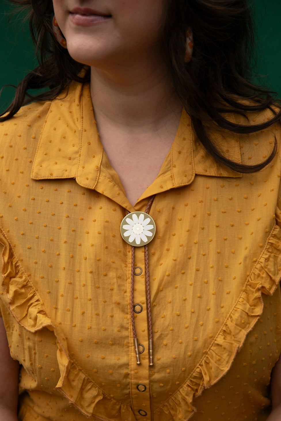 Chamomile Bolo Tie