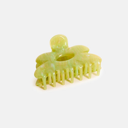 Jade Swirl Flower Claw