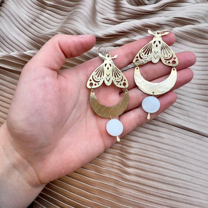 Luna Moth Earrings