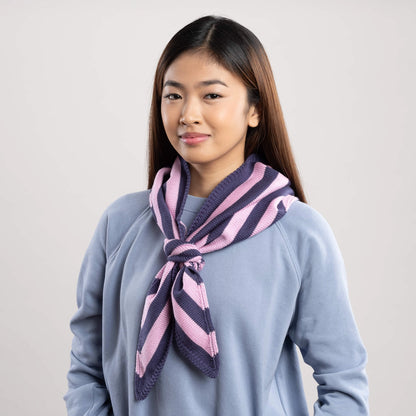 Simple Stripe Triangle Scarf
