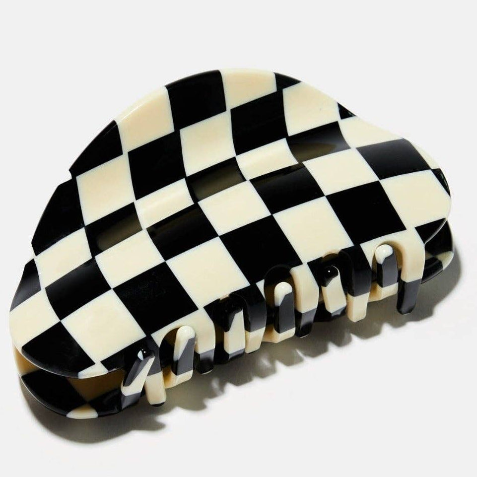 Checker Claw in Black + White