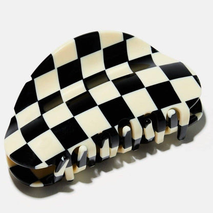 Checker Claw in Black + White