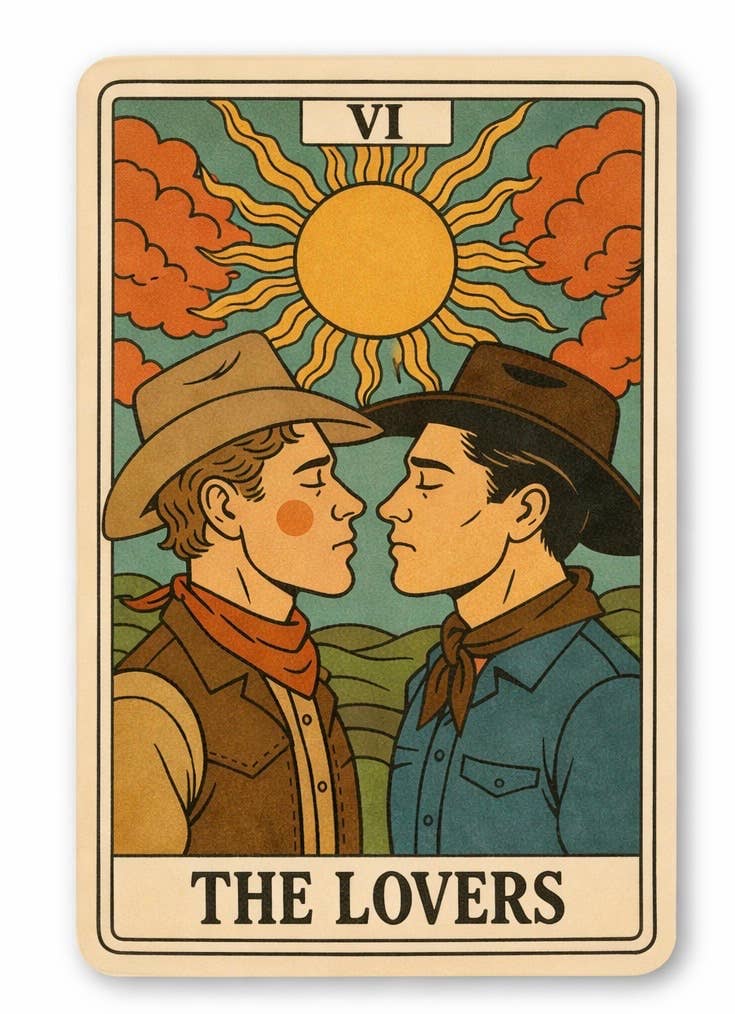 The Lovers Tarot Sticker