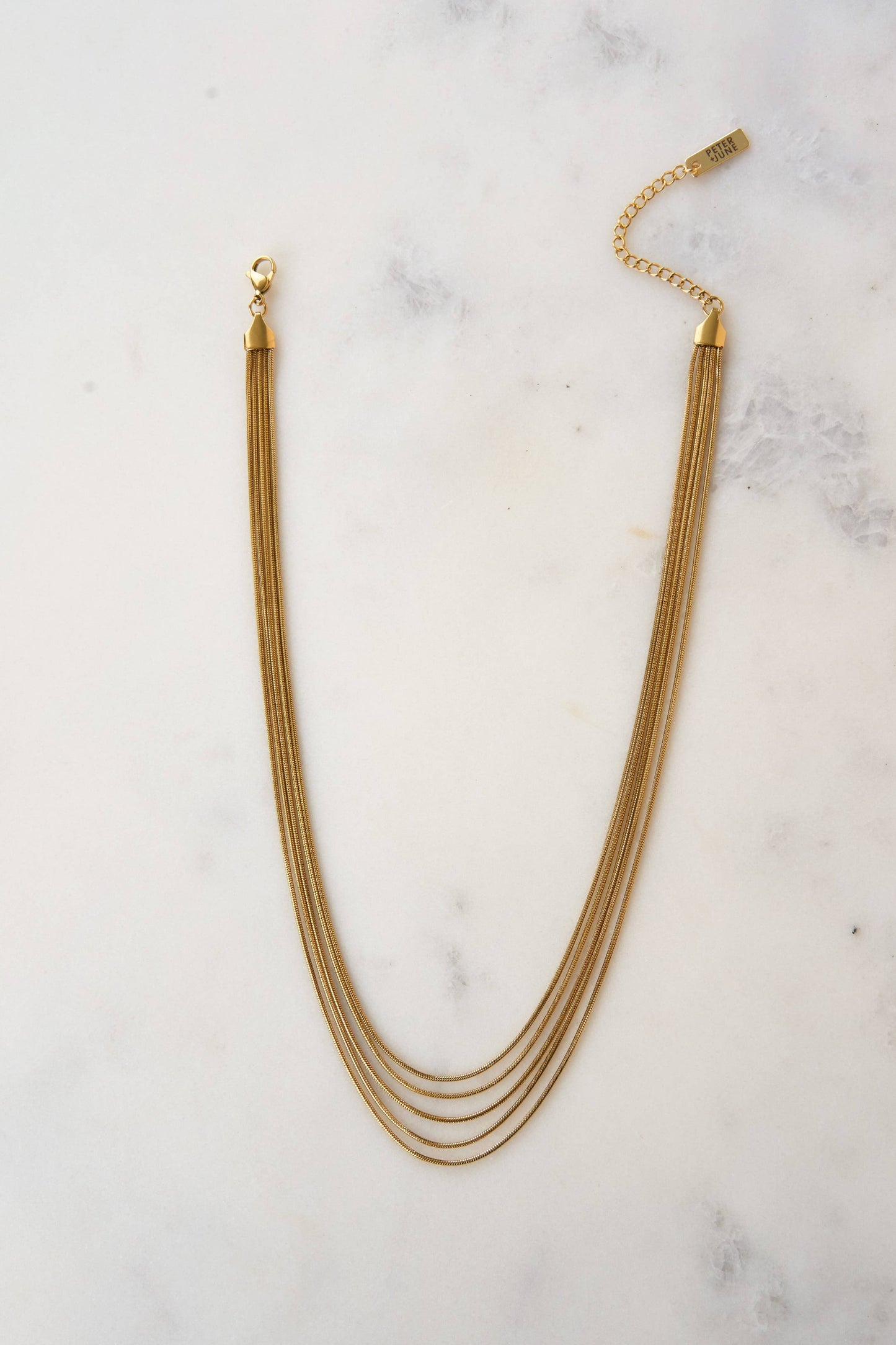 Thelma Layered Snake Chain Necklace