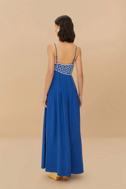 Goldfish and Palette Maxi Dress
