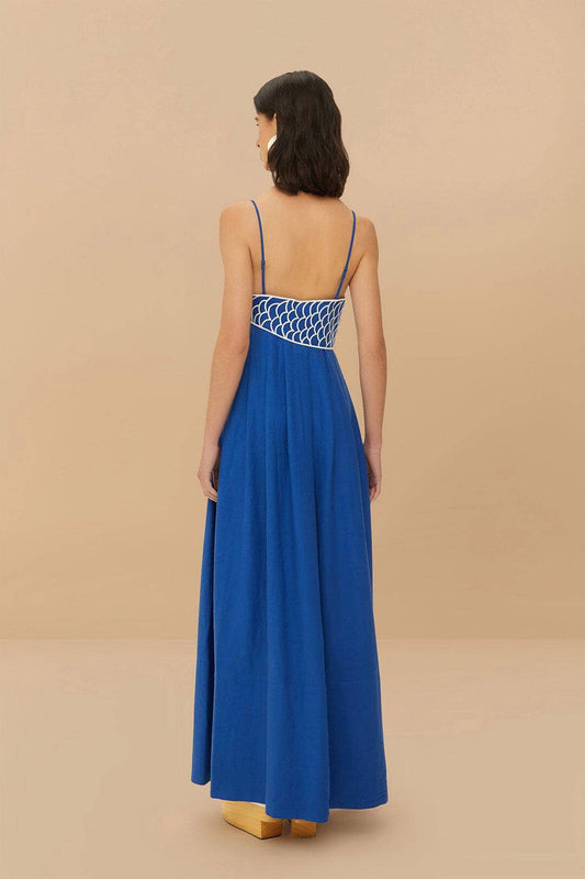 Goldfish and Palette Maxi Dress