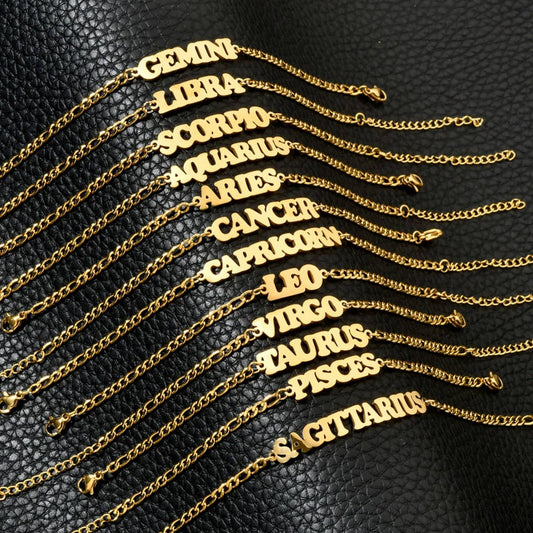 Zodiac Pendant Bracelet