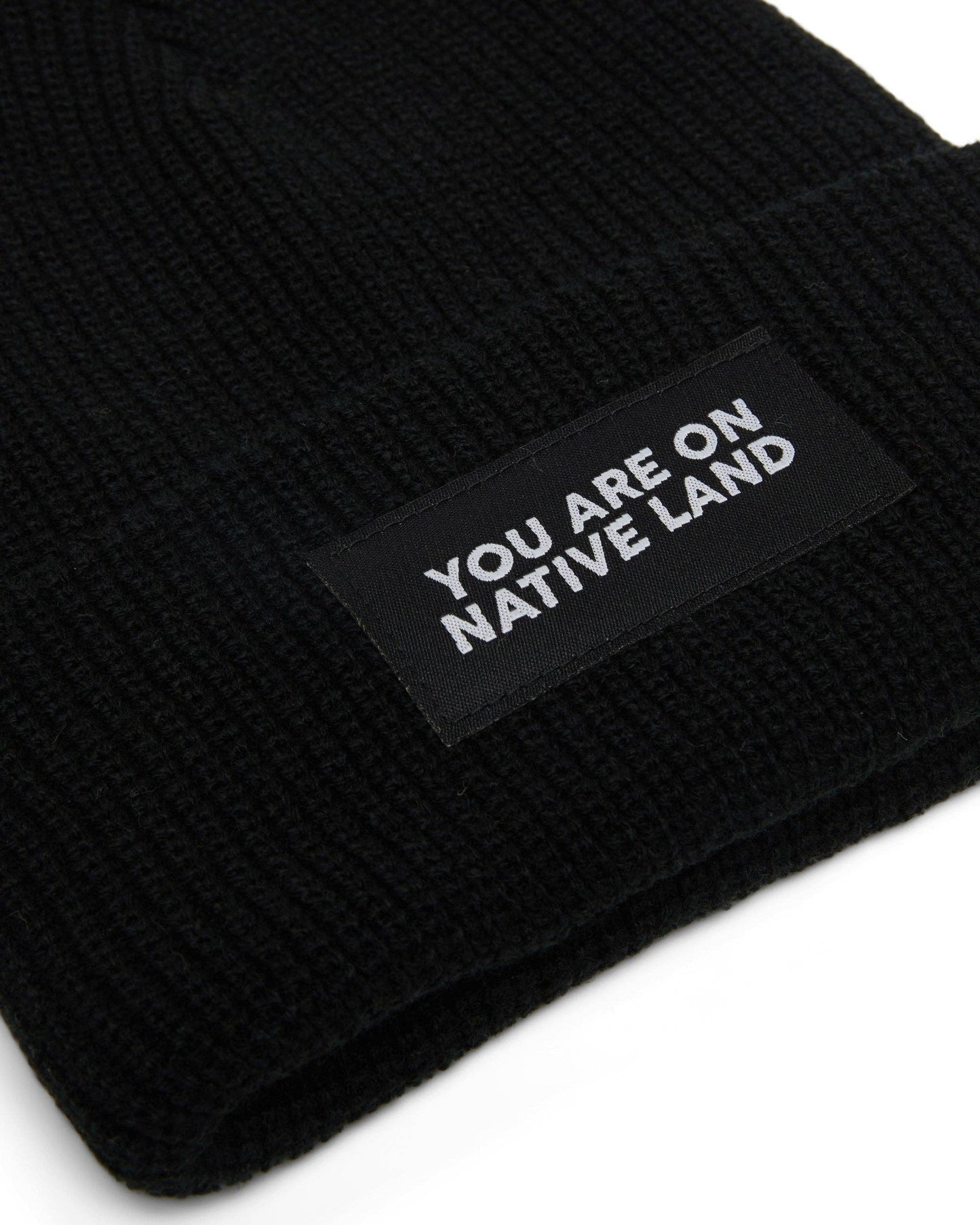 'You Are On Native Land' Beanie