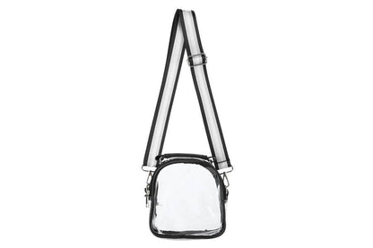 Crossbody Guitar Strap Clear See Thru Handbag