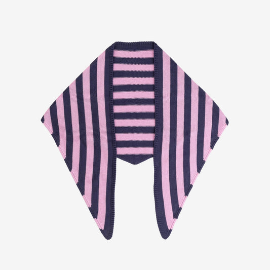 Simple Stripe Triangle Scarf