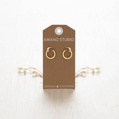 15mm Every Day Gold Hoop Earrings