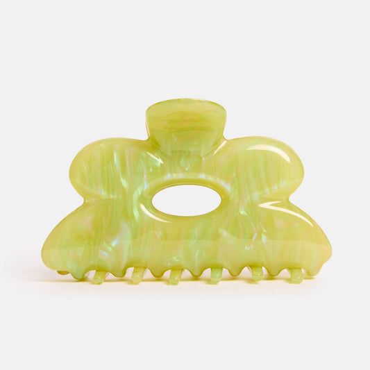Jade Swirl Flower Claw