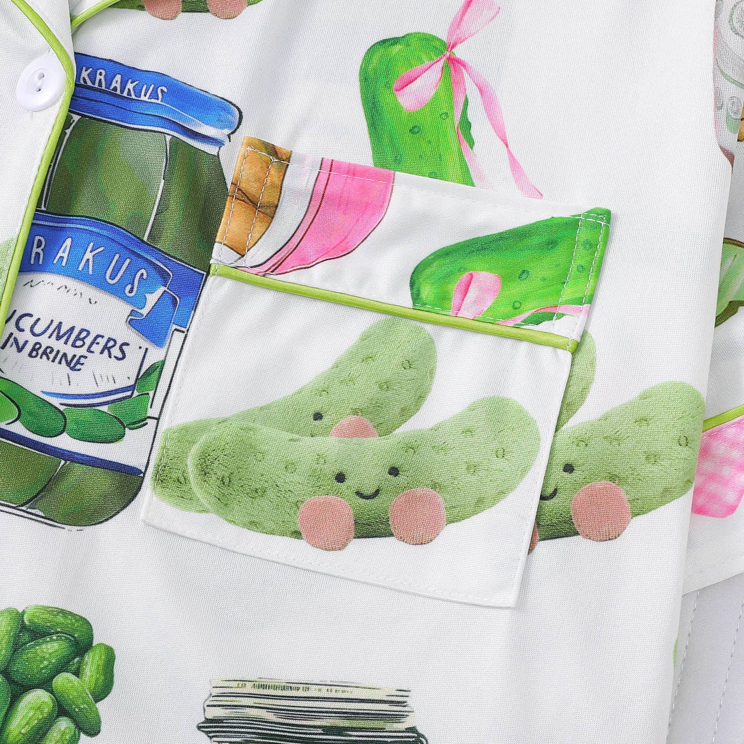 Fun Pickle Pajama Set