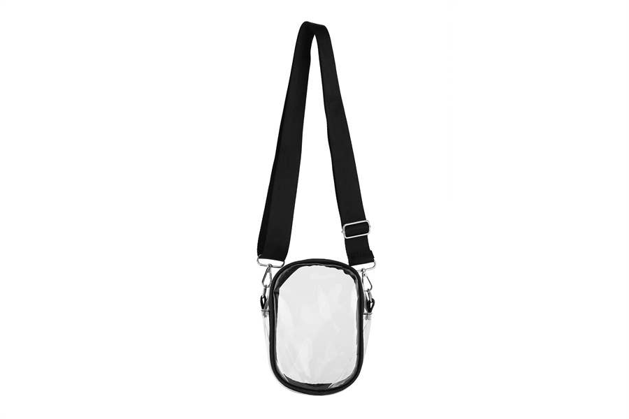Clear see Thru Crossbody Fashion Handbag