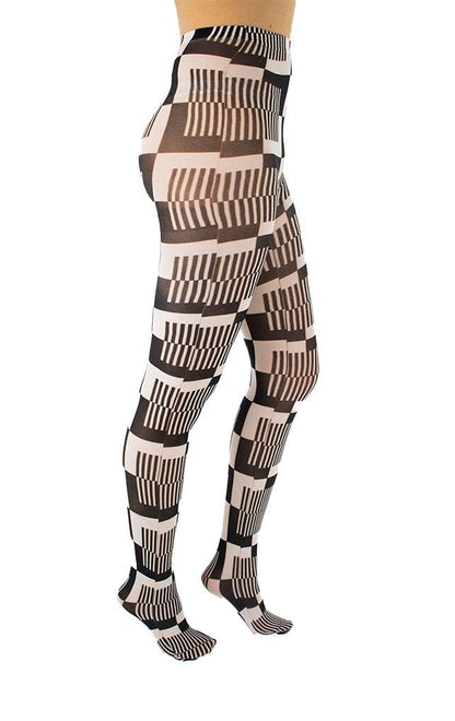 Monochrome Cube Tights