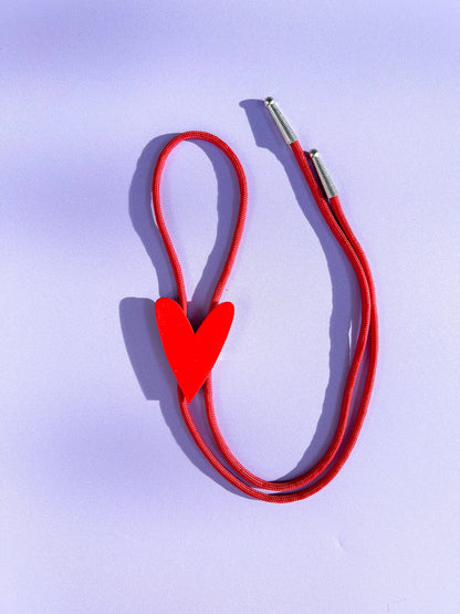 Heart Bolo Ties - Two Colors