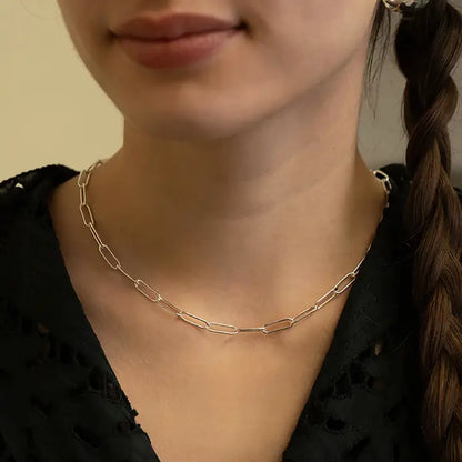 Paperclip Chain Necklace