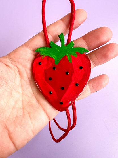 Strawberry Bolo Tie