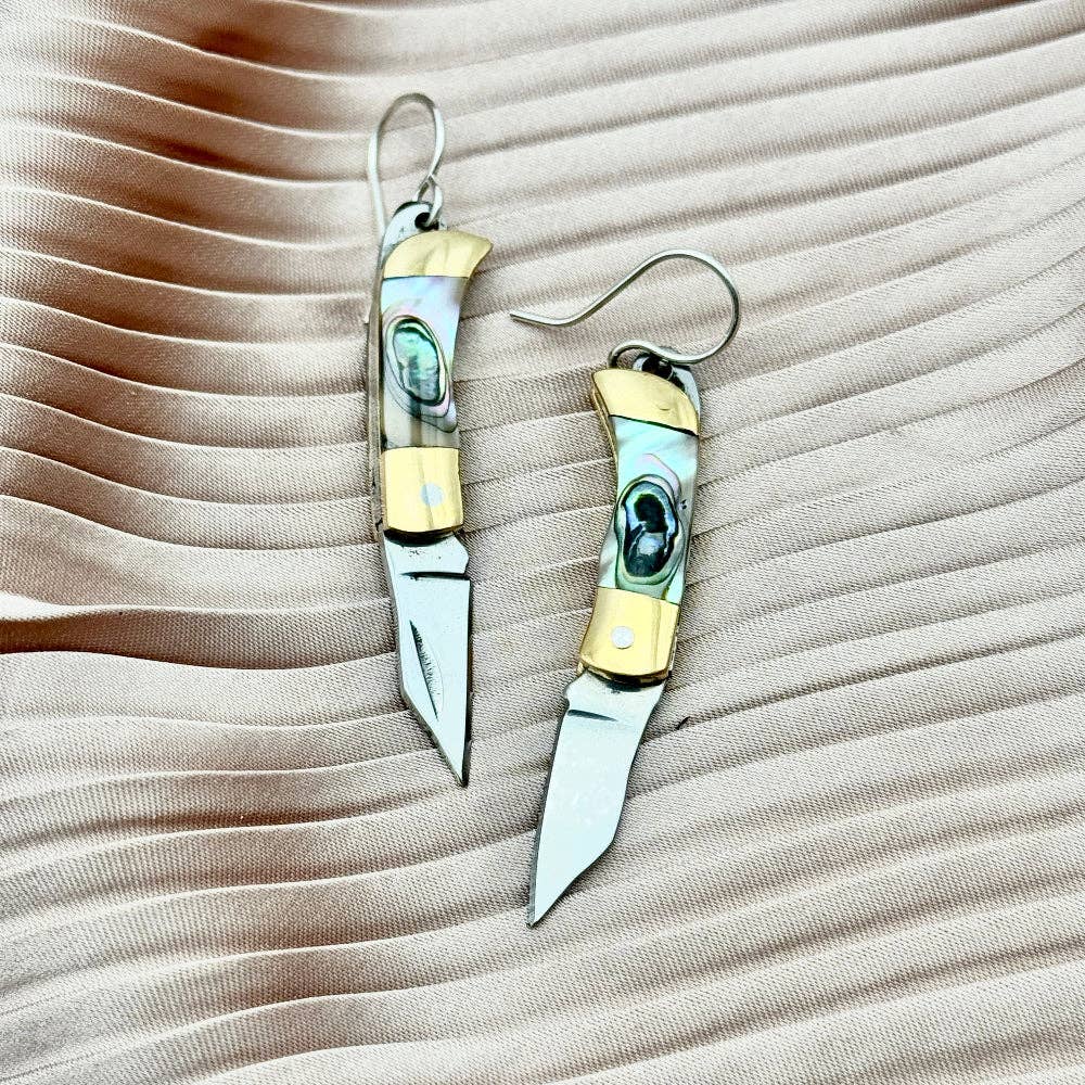 The Billie Earrings (Abalone)