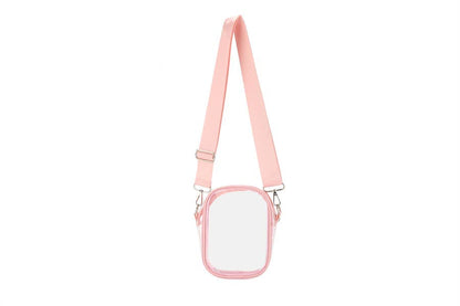 Clear see Thru Crossbody Fashion Handbag