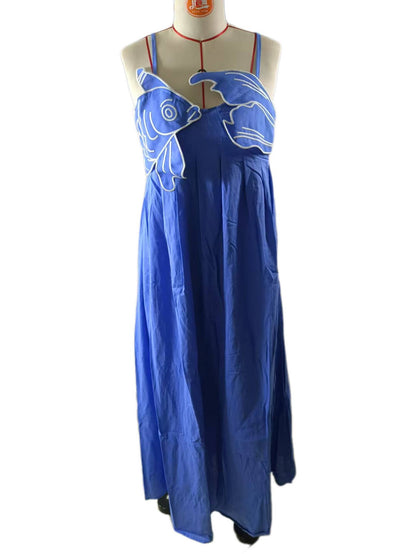 Goldfish and Palette Maxi Dress