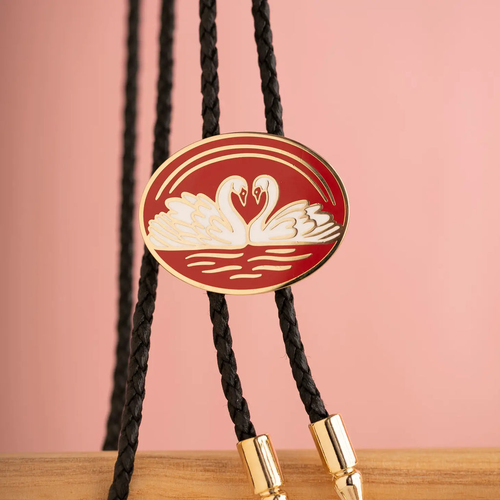 Swan Bolo Tie