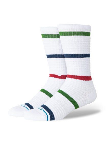 Hudson Waffle Crew Sock