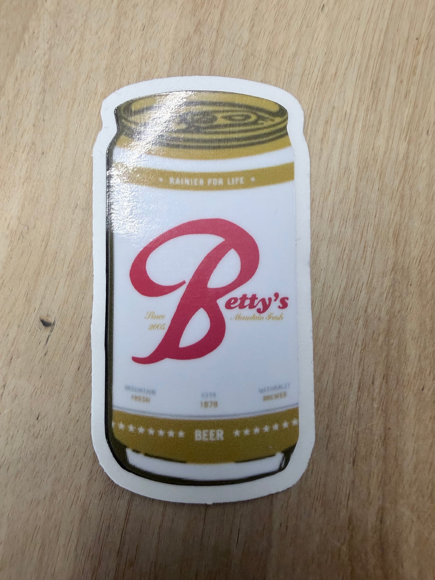 Rainier Betty Stickers